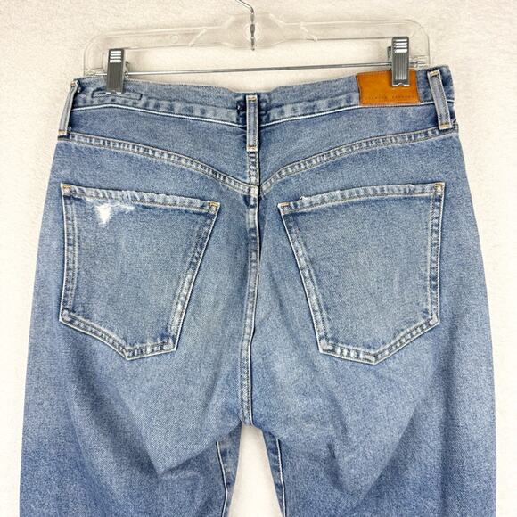 Citizens of Humanity Emery Crop Distressed Relaxed Straight In Heatwave Wash 28 - Picture 11 of 16